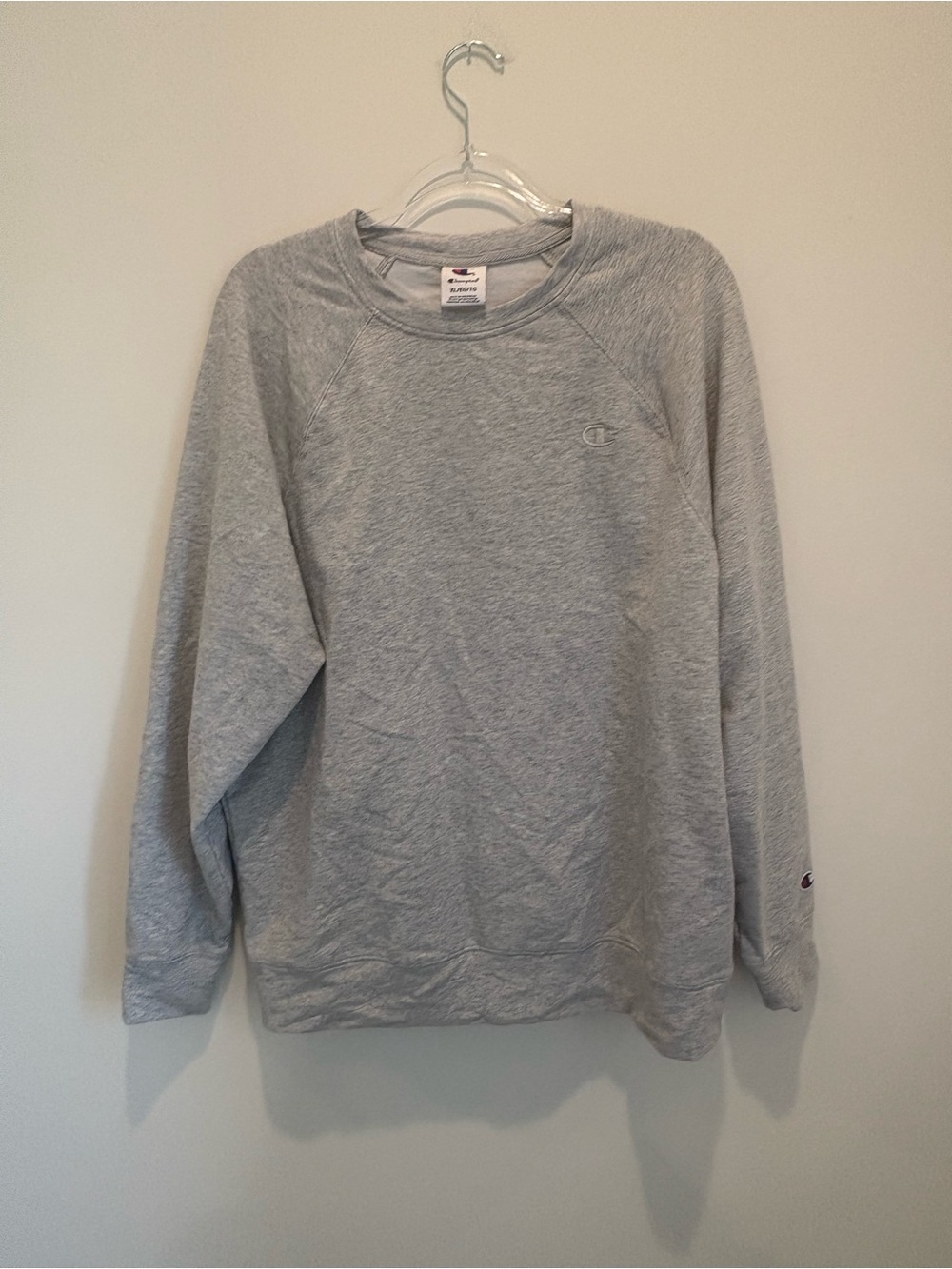 Champion Men’s Crewneck Sweatshirt - Light Gray